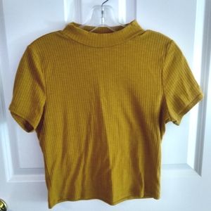 YELLOW STRIPED SHIRT